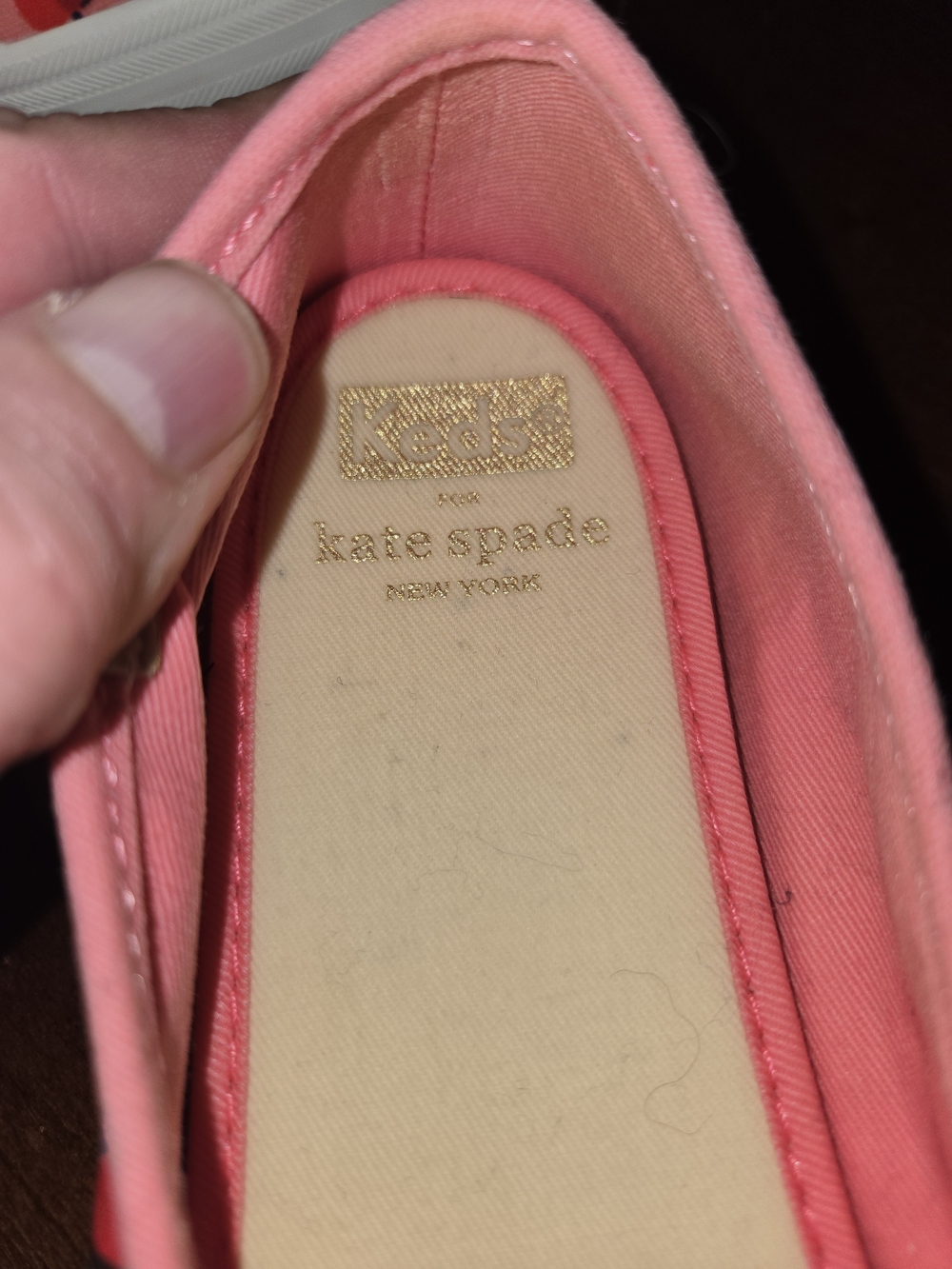 kate spade keds Pink Cherry Print Slip-On Mules - Picture 6 of 6